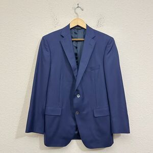 PAUL STUART Blazer Jacket Navy Blue Cashmere Business Preppy NWOT